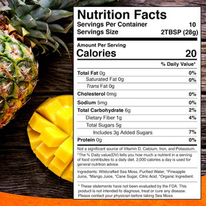 WELLNESS LABSRX Irish Sea Moss Gel Pineapple Mango Flavor - Creatine Gummies 5000mg - Bundle