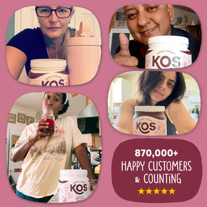 KOS Organic Beet Root Powder, USDA Organic - Natural Nitric Oxide Booster, Superfood Plant Based Beetroot Antioxidant, Supports Active Lifestyle & Healthy Circulation, Soy & Gluten-Free - 90 Servings KOS buy supplements Au