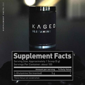 Kaged BCAA and L-Glutamine Powder Bundle - Vegan, Unflavored, Muscle Recovery Support