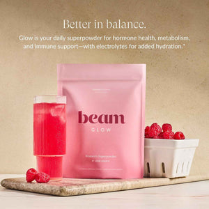 BEAM Glow & Creatine Bundle, Hormone Balance, Energy & Muscle Support for Women, Hair, Skin, Nails, Hydration, Vegan, No Sugar, Third Party Tested