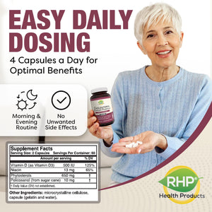 Advanced Cholesterol Health Complex with Plant Sterols. Cholesterol & Lipid Support Supplement for Healthy Heart & Cholesterol Levels for Men & Women. 120 Capsules
