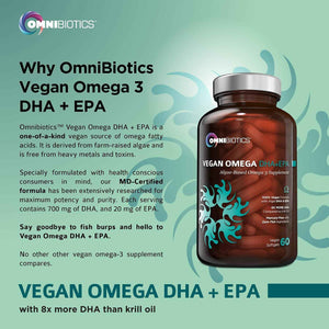 Vegan Omega 3 DHA EPA Supplement + Ultimate Vitamin C