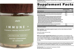 Plexus Immune + 60 Capsules - Nutrient blend with DHA, choline, lutein & prebiotic fiber - suitable for kids 2+