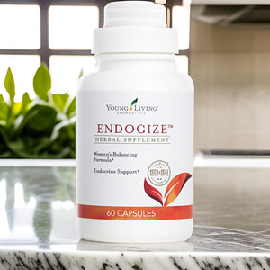 Young Living - EndoGize 60 Capsules | Hormonal Health & Endocrine System Support with Essential Oils | Daily Herbal Supplement for Women's Wellness & Balancing Formula Young Living buy supplements Au