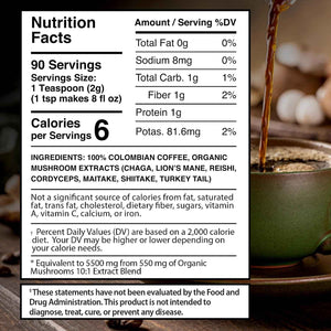 WELLNESS LABSRX Lions Mane Powder 2000mg - Mushroom Coffee Blend - Bundle