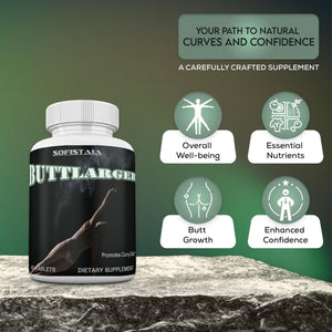BEAUTIFYEM Sofistaia BUTTLARGER Natural Enhancement Supplement, 60 Tablets, Essential Nutrients for Curves and Confidence BEAUTIFYEM buy supplements Au