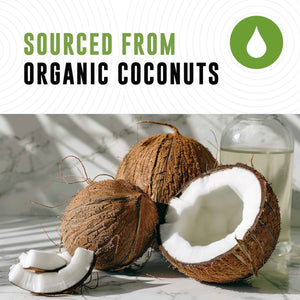 100% Coconut MCT Oil Liquid - MCT Oil C8 C10 for Sustained Mental Energy & Focus Support Great for Smoothies Salads Coffee & More - Palm Free Vegan Keto & Paleo Friendly 60+ Servings (32 Fl Oz)