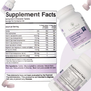 Kids Tooth & Bone Support Bundle | Chewable Calcium + D3 K2 & Liquid Vitamin D Supplement | Dentist-Developed | Strong Teeth, Enamel & Bone Health for Kids | Fluoride-Free, Non-GMO, Gluten-Free Living Well with Dr. Michelle buy supplements Au