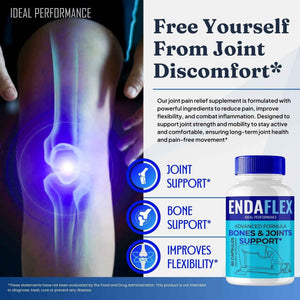 Endaflex Capsules, Advanced Joint Support Supplement Pills for Mobility and Comfort - Maximum Strength, Official Enda Flex Joint Support All Natural Formula, Premium Enda-Flex Reviews (3 Pack) IDEAL PERFORMANCEBuy Supplements Australia