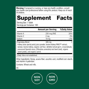 Standard Process Renafood - Supports Healthy Kidney Function & Antioxidant Activity - Contains Vitamins A - Non-Soy - 180 Tablets Standard Process Inc.Buy Supplements Australia