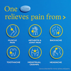 Aleve Pain Reliever & Fever Reducer Naproxen Sodium Caplets, Body Pain Relief, 270 Count AleveBuy Supplements Australia