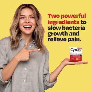 Cystex Dual-Action UTI Pain Relief & Prevention Tablets - 2-in-1 Formula Relieves Burning, Urgency, & Discomfort While Slowing Bacterial Growth - Non-Staining, Fast-Acting - 48-Count CystexBuy Supplements Australia