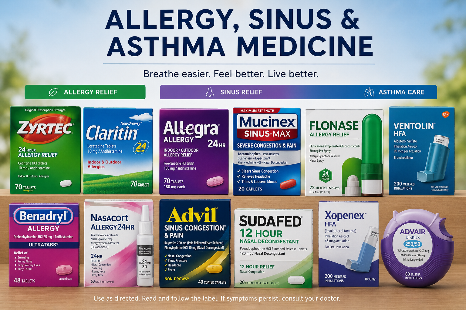 Allergy, Sinus & Asthma Medicine