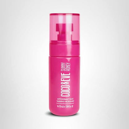 Coco & Eve Face Tanning Micromist - Sunless Facial Self Tanner Ultra Fine Mist for Face