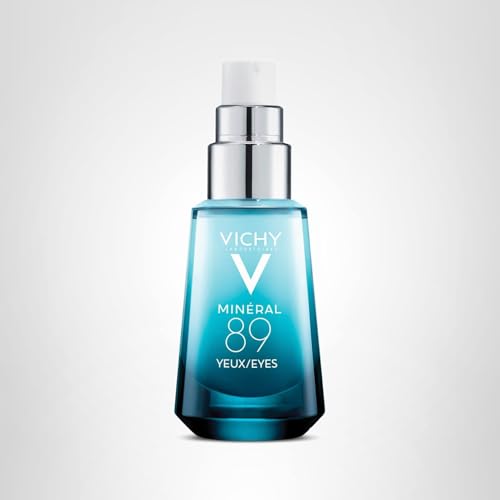 Vichy Minéral 89 Eyes (15ml / 0.51 fl. oz.) – Hydrating Eye Serum with Hyaluronic Acid & Caffeine for Dark Circles & Puffiness