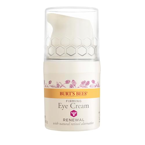 Burt's Bees Renewal Firming Eye Cream (0.5 oz) - Natural Retinol Alternative (Bakuchiol) for Wrinkles & Dark Circles