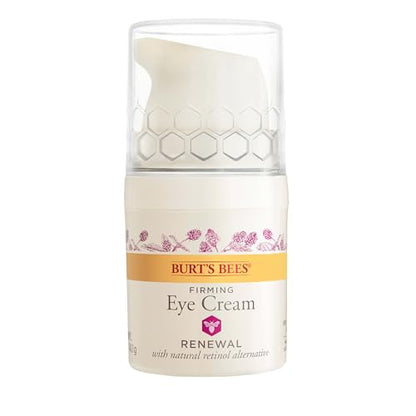 Burt's Bees Renewal Firming Eye Cream (0.5 oz) - Natural Retinol Alternative (Bakuchiol) for Wrinkles & Dark Circles