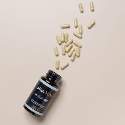 FEMMEPHARMA Mia Vita Hot Flash Supplements for Menopause Natural Hormone Regulation