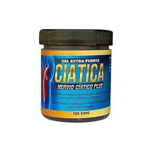 Set con Suplemento Ciatico Tratamiento Nervio Plus 60 Capsulas + Gel Extra Fuerte Ciatica 250 grs. Natural de Mexico/Entumecimiento, Hormigueo, Ardor, Dolor Nervioso, Alfileres o Agujas. (2)