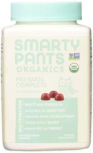 SMARTYPANTS Organic Complete Prenatal Gummies, 120 CT