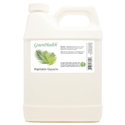 Vegetable Glycerine - 100% Pure, Cold Pressed - 32 fl oz - GreenHealth