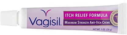 Vagisil Medicated Anti-Itch Creme Maximum Strength - 1oz, Pack of 5