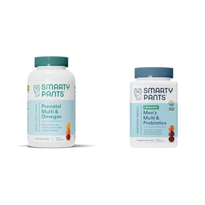 SmartyPants Prenatal Vitamins for Women & Multivitamin for Men