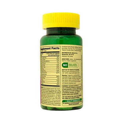Prenatal Multivitamin/Multimineral Tablets Dietary Supplement, 100 Count Spring Valley