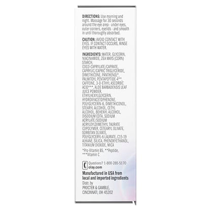 Olay Super Eye Serum – Vitamin C, Caffeine & Niacinamide Anti-Aging Eye Serum for Dark Circles & Fine Lines 0.45 oz