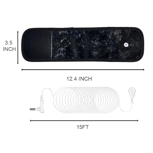 LOYDBDT Grounding Wrist Strap,Patterned Grounding Wristband,Unique Air Holes and Conductive Silver
