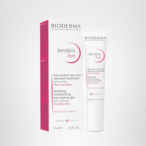 Bioderma Sensibio Eye Gel (15ml) – Soothing & Moisturizing Under-Eye Treatment for Sensitive Skin | Reduces Puffiness & Fine Lines
