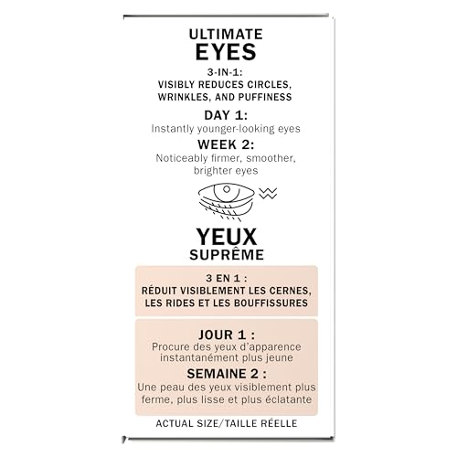 Olay Eyes Ultimate Eye Cream Duo (Pack of 2) - 3-in-1 Treatment for Dark Circles, Wrinkles & Puffiness (0.4 fl oz each)