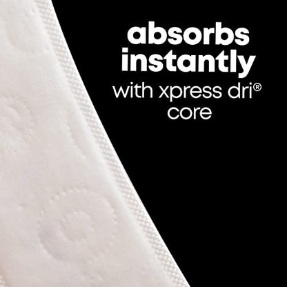 U by Kotex Clean & Secure Panty Liners, Light Absorbency, Extra Coverage, 112 Count