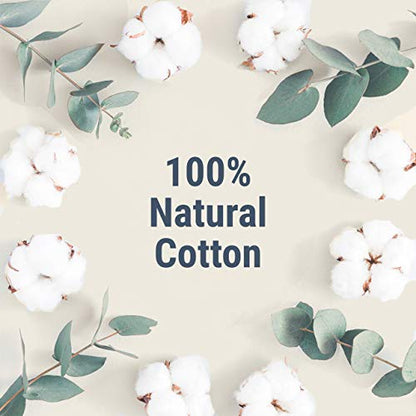 Veeda 100% Natural Cotton Applicator Free Tampons, 16 Count Super Absorbency unscented