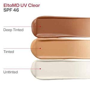 EltaMD UV Clear Tinted Sunscreen for Face, SPF 46 with Zinc Oxide, Oil-Free, Dermatologist Recommended, For Acne-Prone Sensitive Skin, 1.7 oz