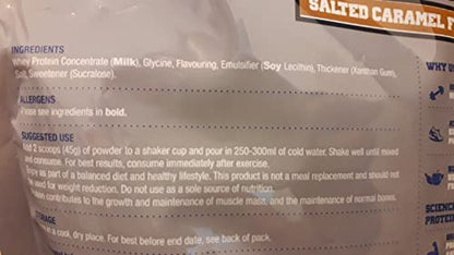Muscle Moose Whey Protein Powder Salted Caramel Flavour