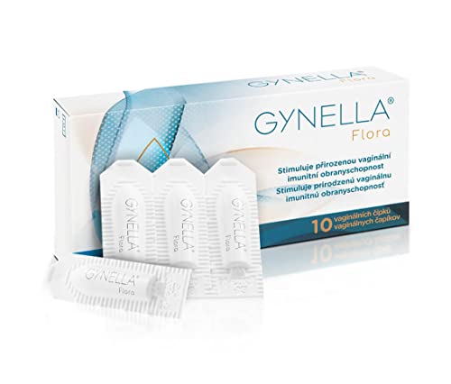Pharma Brand GYNELLA Flora Vaginal Suppositories 10 Pieces - restores Damaged Vaginal microflora Due to Infection