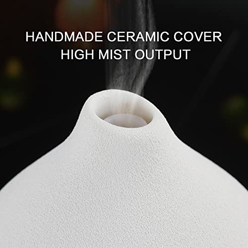 ZEIGGA LAB Essential Oil Diffusers, Aromatherapy Diffuser for Essential Oils, 100ml Ceramic Oil Diffusers