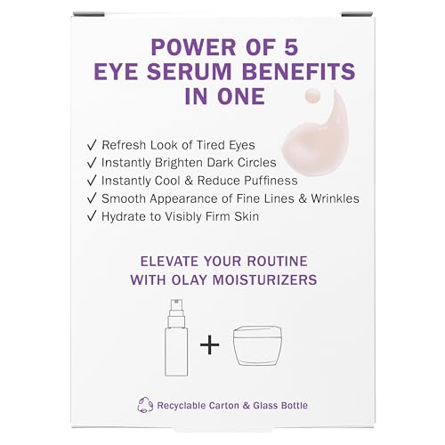 Olay Super Eye Serum – Vitamin C, Caffeine & Niacinamide Anti-Aging Eye Serum for Dark Circles & Fine Lines 0.45 oz
