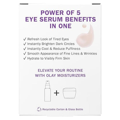 Olay Super Eye Serum – Vitamin C, Caffeine & Niacinamide Anti-Aging Eye Serum for Dark Circles & Fine Lines 0.45 oz