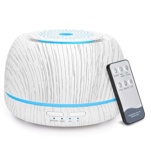 SEEDSEEL 300ML Essential Oil Diffuser, Remote Control Cool Mist Air Aromatherapy Diffuser 