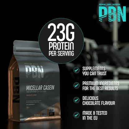 PBN - Premium Body Nutrition Micellar Casein Chocolate 1kg Pouch