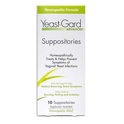 Yeast-Gard Advanced Homeopathic Suppositories 10 ea