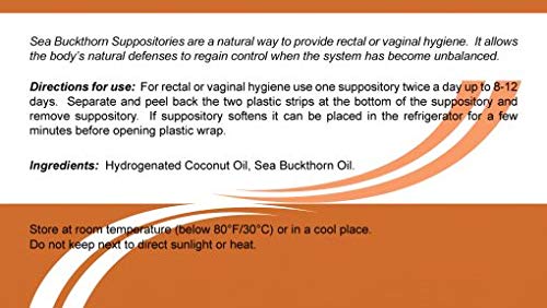 Suppositories with Sea-Buckthorn Oil (10 pcs)