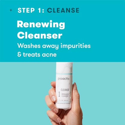 Proactiv 3 Step Acne Treatment - Benzoyl Peroxide Face Wash, Repairing Acne Spot