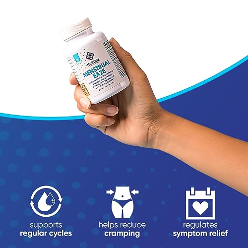NuEthix Formulations Menstrual Eaze Dietary Supplement, Targeted Feminine Hormone Symptom Relief