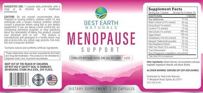 Menopause Support for Hot Flashes, Mood Swings, Night Sweats, Healthy Hormone Levels and More