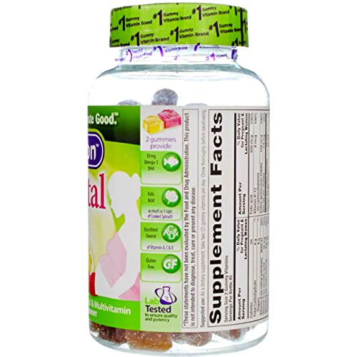 Vitafusion PreNatal Dietary Supplement, Lemon & Raspberry Lemonade Flavors 90 ea (Pack of 10)