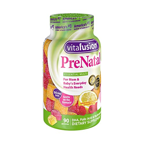 Vitafusion PreNatal Dietary Supplement, Lemon & Raspberry Lemonade Flavors 90 ea (Pack of 10)