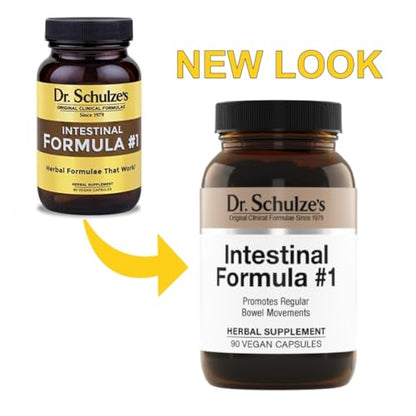 Dr. Schulze's Intestinal Formula #1 Colon Bowel Cleanse, 90 caps, 2 Count